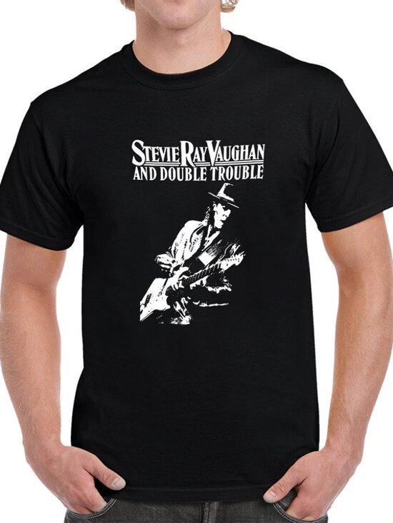 Bradley Tops - Stevie Ray Vaughan Retro T Shirt